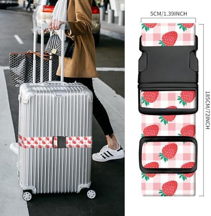 Luggage Straps for Suitcases, Heavy Duty Travel Belt - Image 3