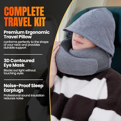 LOEXAIR™ Hooded Pro Travel Pillow - Image 5