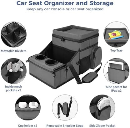 COOLBEBE Car Seat Organizer, Backseat Car Organizer - Image 5