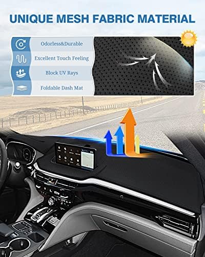 FIILINES Dash Cover for 2022-2024 Acura MDX, Dashboard Mat Exact Fit for MDX - Image 3