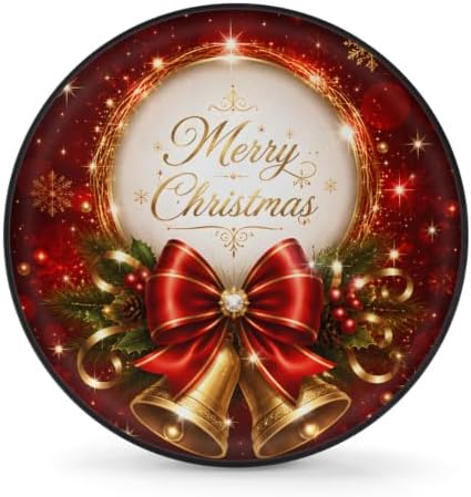 Christmas Spare Tire Cover Waterproof Dust-Proof Spare Wheel Covers by Unknown