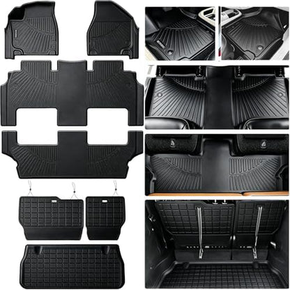 Floor Mats Set for 2017-2026 2027 Chrysler Pacifica by WAYIDSS