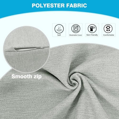 Lumbar Support Pillow for Recliner & Back Pillow for Couch, Dual Layer Memory - Image 7