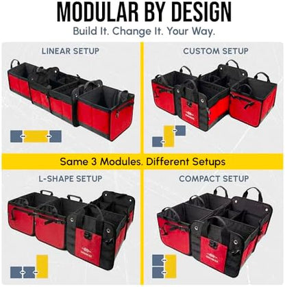 5-Section Trunk Organizer with Cooler, Extra Large - Image 3
