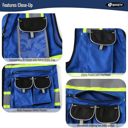 JKSafety Reflective Safety Vest - Image 5