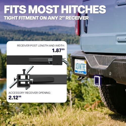 Life Finds Black Heavy Duty Swing Away Hitch Adapter - Image 6