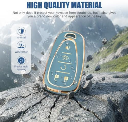 for Chevy Key Fob Cover, 5 Buttons TPU Key Cover - Image 3