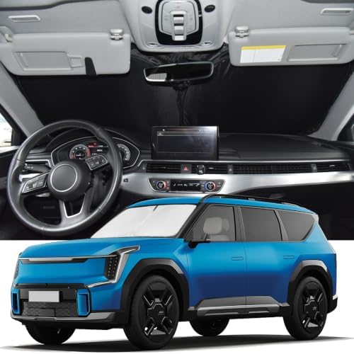 Windshield Sunshade for Kia EV9 2024 2025 2026 Sun Shade Windshield by ZOIBVCARSUNSHADE