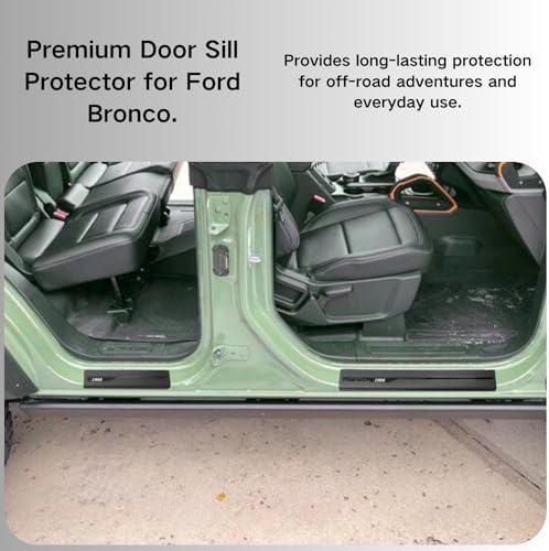 Door Sill Protector for 2021-2026 Bronco 4-Door Accessories, 1966 Pattern - Image 2