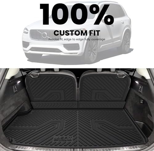 LASFIT Cargo Mat &Backrest Mat for Volvo XC90 2016-2026 All Weather Liner - Image 4