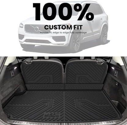 LASFIT Cargo Mat &Backrest Mat for Volvo XC90 2016-2026 All Weather Liner - Image 4