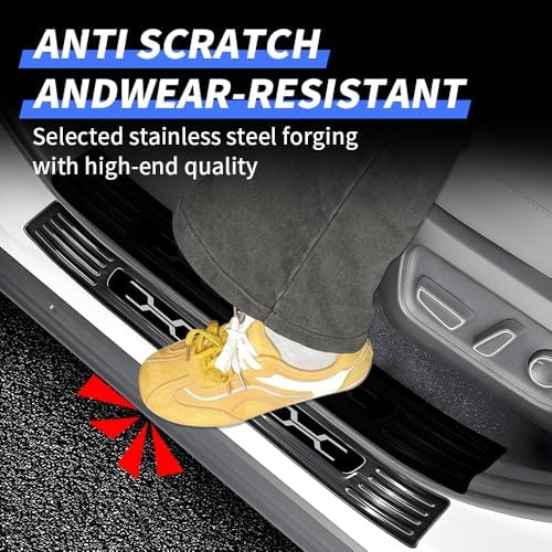 Door Sill Protector Trim for Toyota RAV4 2026 Accessories Front and Rear - Image 3