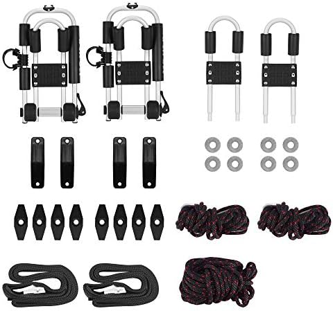 ARTIPOLY Kayak Roof Rack for 2 Kayaks, 4-in-1 Multifunction Bilateral Kayak & - Image 5