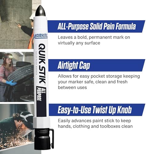 Markal 61050 Quik Stik Twist Long-Lasting Solid Paint Marker - Image 2