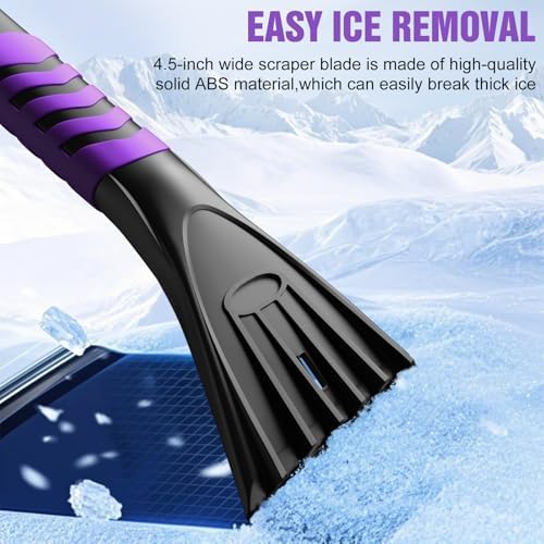 Nuovoware 60" Ice Scraper and Extendable Snow Brush - Image 5