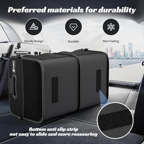 Sposuit Trunk Organizer for Car - 55L Collapsible Sturdy Car Storage - Image 3