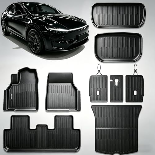Tesla Model Y Juniper Floor Mats Set 2025 2026(Not Fit 7 Seat & Standard by WAYIDSS