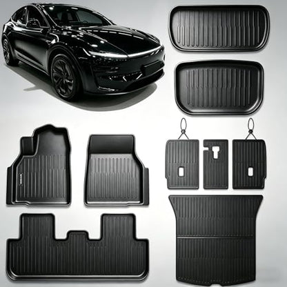 Tesla Model Y Juniper Floor Mats Set 2025 2026(Not Fit 7 Seat & Standard by WAYIDSS