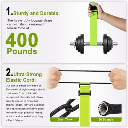 6PCS Adjustable Luggage Connector Straps - Image 3