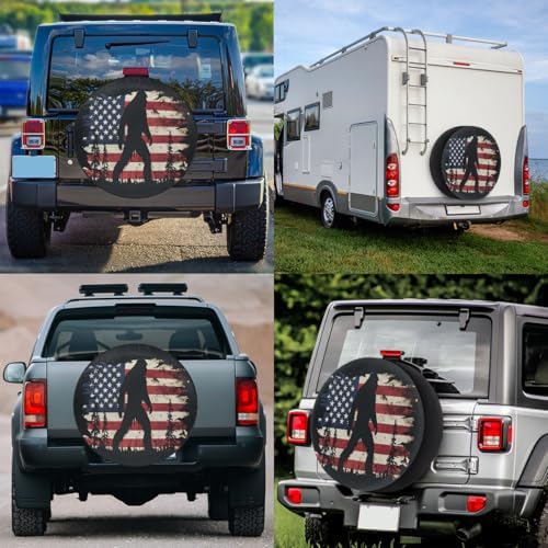 Bigfoot Spare Tire Cover 16in Spare Wheel Covers Tire Storage Cover - Image 6