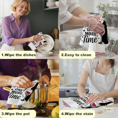 Funny Kitchen Towels, Cute Decorative Dish Towels, Housewarming Gifts - Image 6