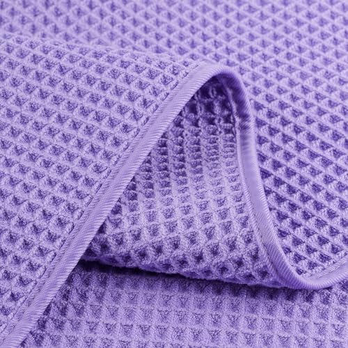 POLYTE 430 GSM Poly Blend Microfiber Quick Dry Waffle Hand Towel, 16x30 in - Image 4