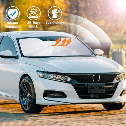 Windshield Sun Shade for 2018-2022 Honda Accord Sedan Accessories - Image 6
