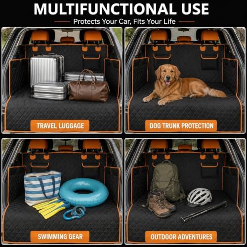 SUV Dog Cargo Liner for Pets for Jeep Liberty 2002-2012, Water-Resistant & - Image 4