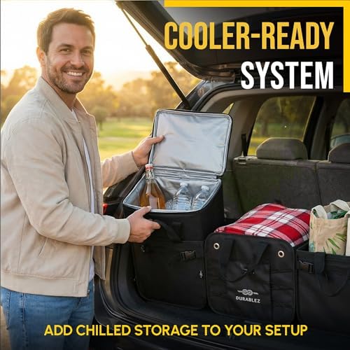 Thermal Cooler for Car Trunk, Military Green - Image 2