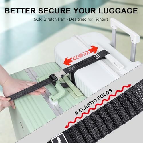 Luggage Straps, Stretchable Luggage Connector Straps - Image 2