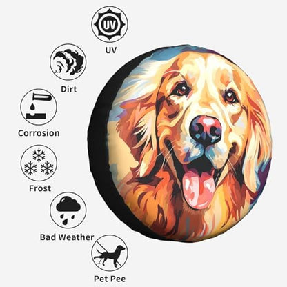Funny Dog Spare Tire Cover Wheel Protectors - Image 5