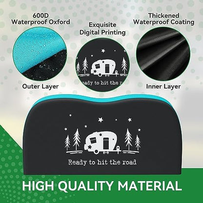 RV Tire Covers, Dual Axle Tire Covers 2 Pack, Fit 30"-33" Dia Tire - Image 4