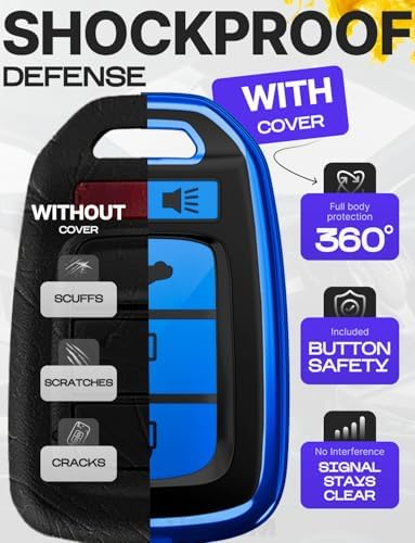 Lucrum Compatible with Honda Key Fob Cover & Keychain - Image 4