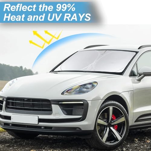 Custom Fit Macan Windshield Sunshade - Image 2