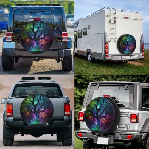 Tree of Life Spare Tire Cover 16in Spare Wheel Covers Tire Storage Cover - Image 6