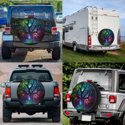 Tree of Life Spare Tire Cover 16in Spare Wheel Covers Tire Storage Cover - Image 6