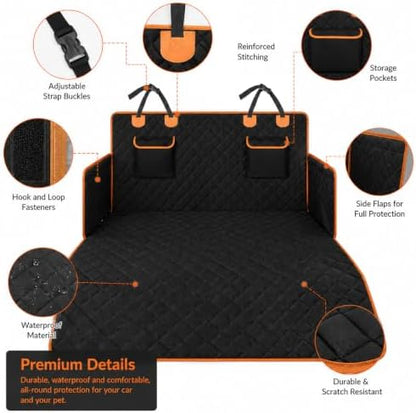 SUV Dog Cargo Liner for Pets for Jeep Liberty 2002-2012, Water-Resistant & - Image 3
