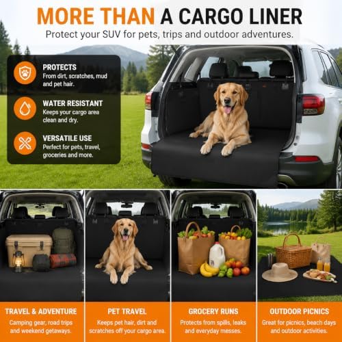 Cargo Liner for Toyota Grand Highlander 2024–2026, 600D Oxford Liquid Resistant - Image 4
