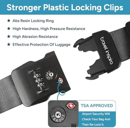 Travel Inspira Anti-Theft Suitcase Belt - Image 4