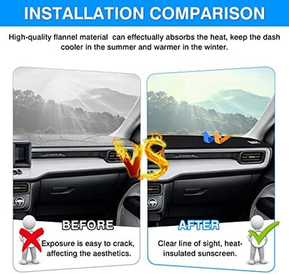 Autorder Dashboard Cover Mat for 2022-2026 Ford Maverick Accessories Dash Cover - Image 3