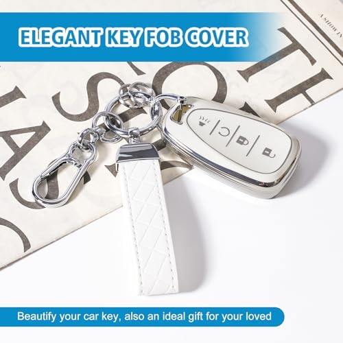 Rislobx Key Fob Cover Fit for Chevy Key, Car Key Case Protector for Volt Bolt - Image 6