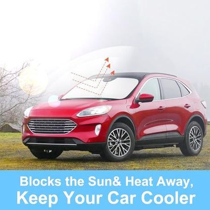 Windshield Sun Shade for 2020-2025 2026 Ford Escape Accessories - Image 6