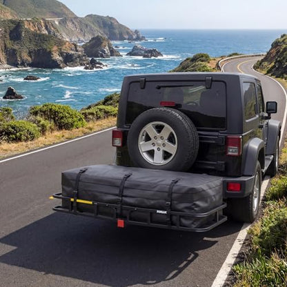 Forluck 53" x 19" x 5" Hitch Mount Cargo Carrier, 500 lbs Capacity Heavy Duty - Image 4
