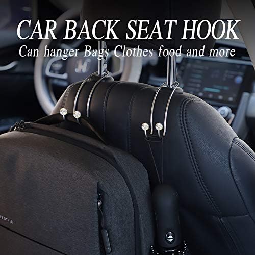SAVORI Auto Hooks Bling Car Hangers Organizer Seat Headrest Hooks Strong and - Image 6
