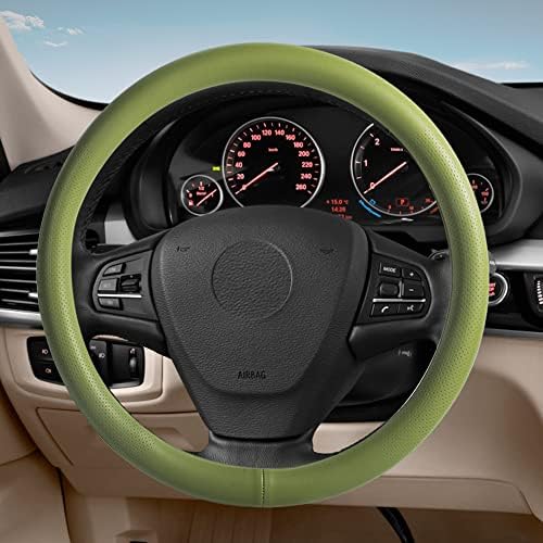 Car Steering Wheel Cover, Universal 15 Inch Premium Leather Car Steering Wheel - Image 5