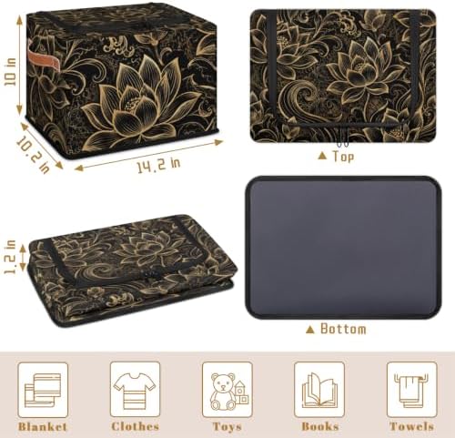 Storage Bins With Zipper Lid, Collapsible Trunk Organizer, Car Organizers and - Image 3
