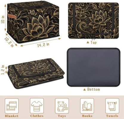 Storage Bins With Zipper Lid, Collapsible Trunk Organizer, Car Organizers and - Image 3