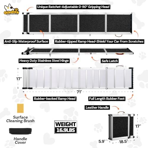 71”Dog Ramp for Car SUV Truck - Image 5
