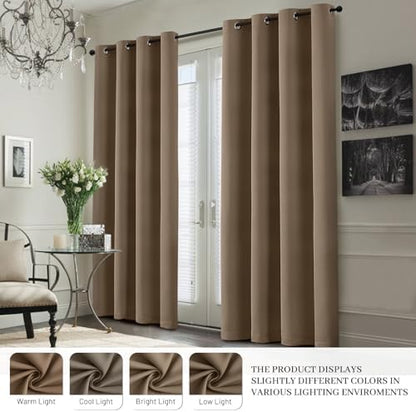 Yakamok Khaki Blackout Curtains 84 Inches Long - Image 7