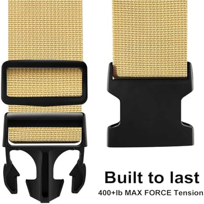 Luggage Straps for Suitcases TSA Approved-2 Pack Bright Personalized Luggage - Image 2